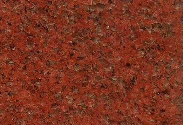 Imperial Red granite sample